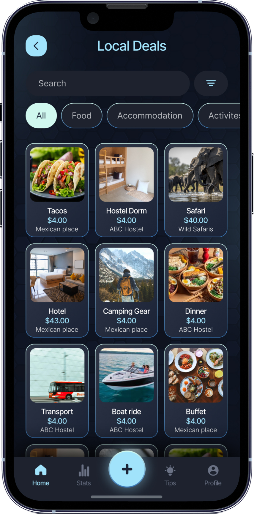 Local Deals Screen